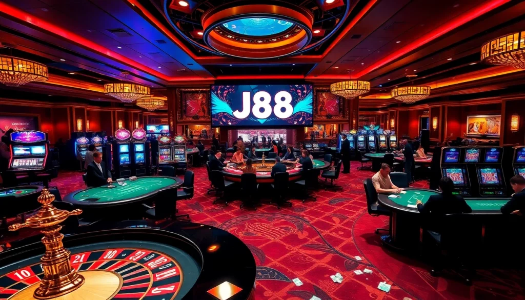 J88 is the ultimate destination for thrilling casino experiences with vibrant tables and exciting games.